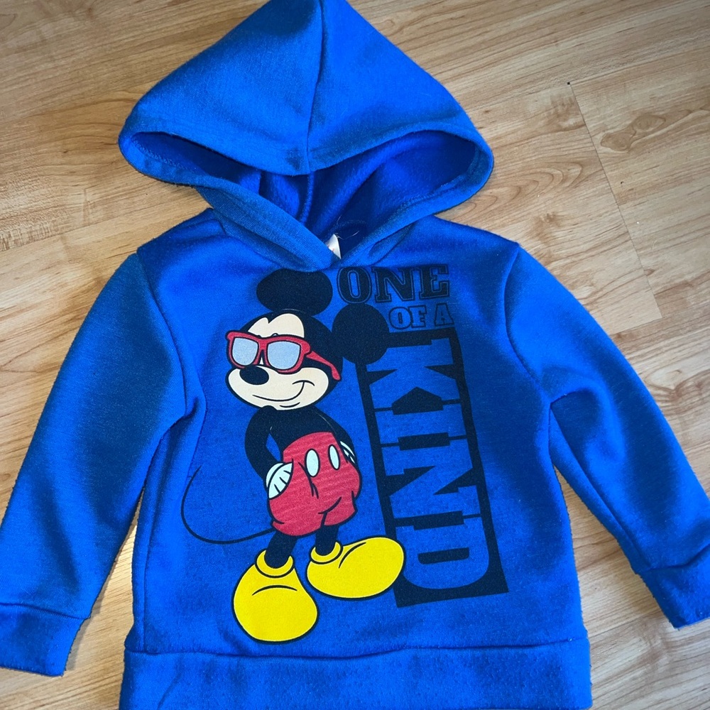Disney Mickey Mouse blue hoodie 2t